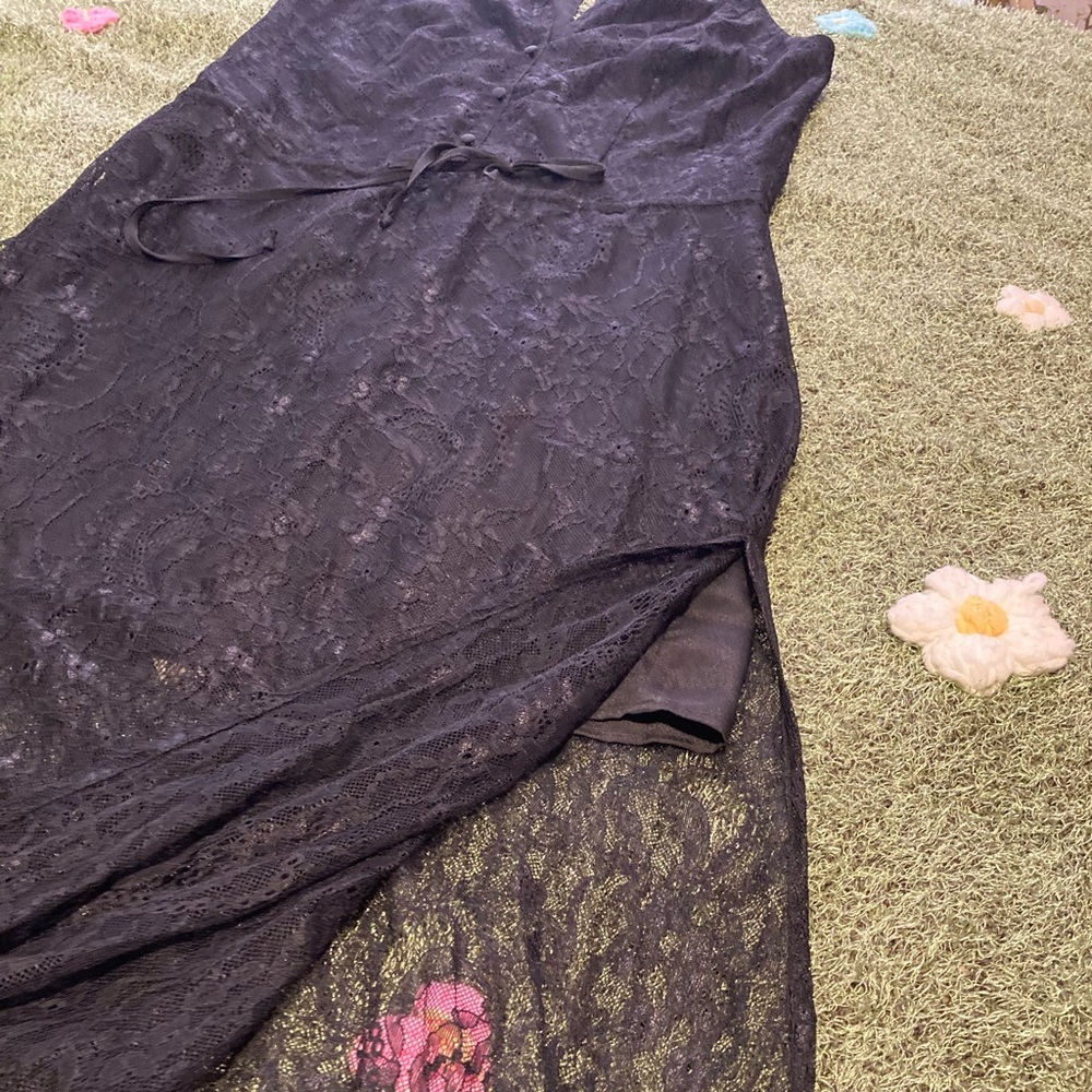 Black Lace Maxi Dress🖤